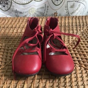Red Toddler ballet flats